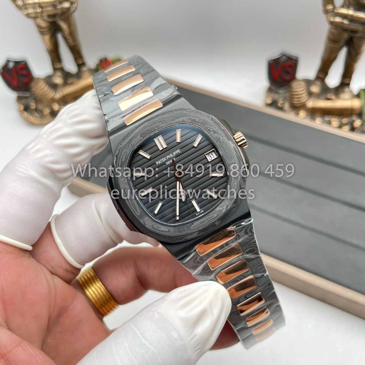 Patek Philippe Nautilus 5711 DiW 1:1 Best Clone Edition Carbon Fiber Case