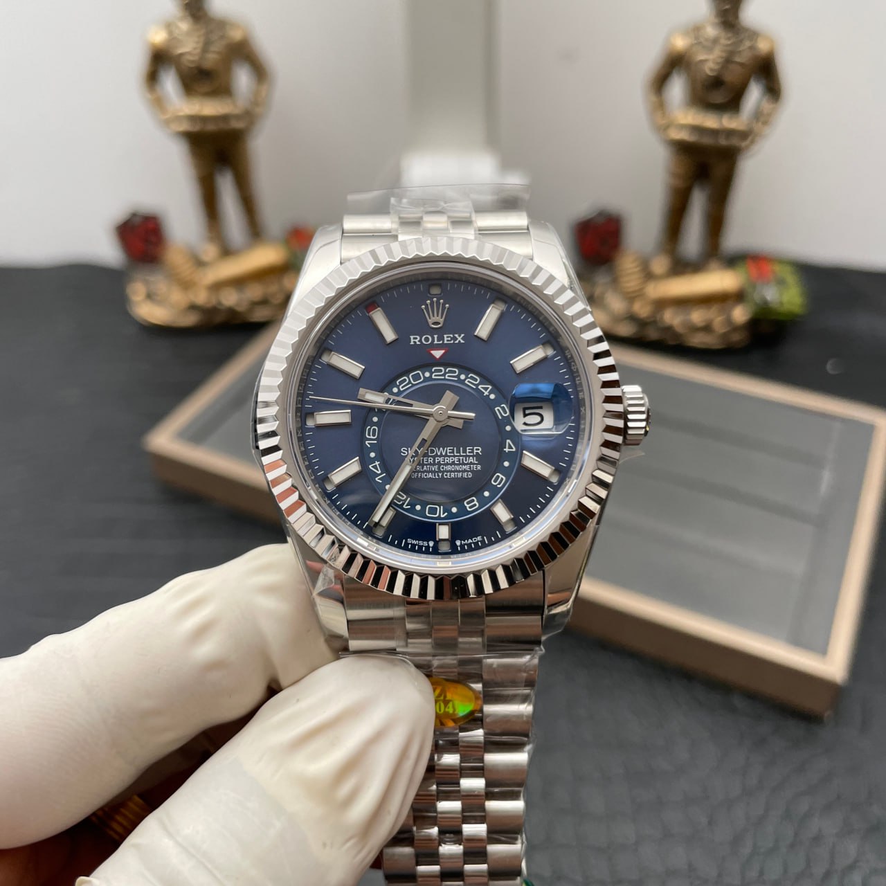 Rolex Sky Dweller M336934-0006 1:1 Meilleure édition ZF Factory Cadran bleu Nouvelle version 2024