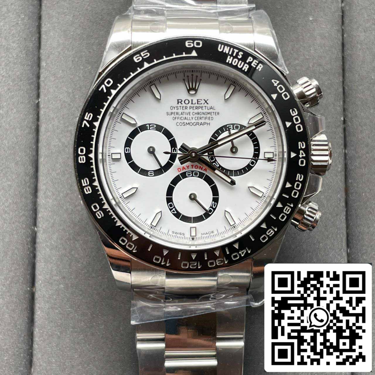 Rolex Cosmograph Daytona m126500ln-0001 1:1 Meilleure édition Mouvement EWE Factory 4131