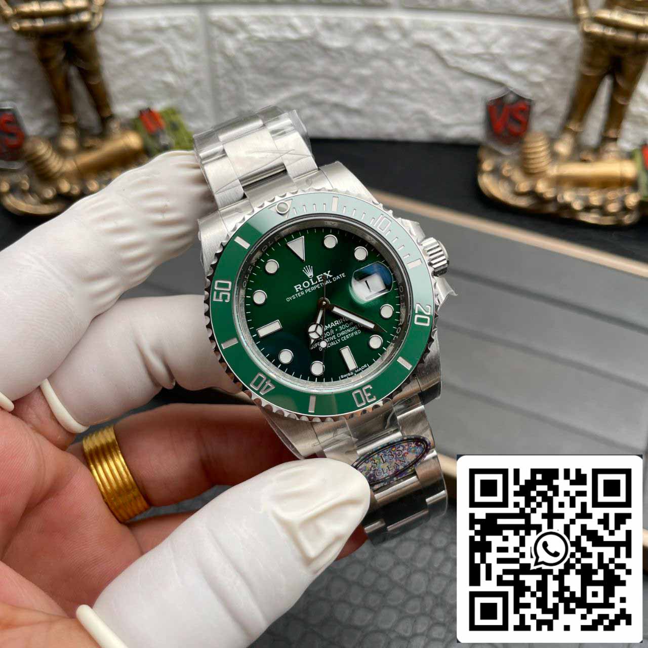 Rolex Submariner 116610LV-97200 40 mm Mouvement 3135 Clean Factory V4 Cadran vert