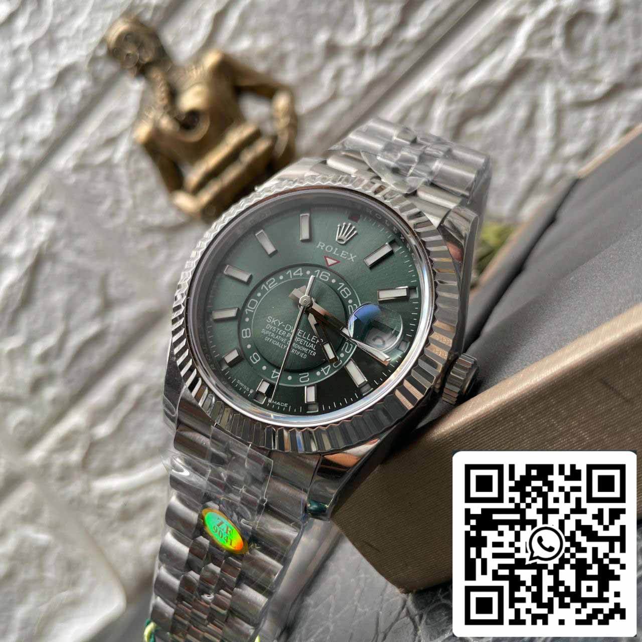 Rolex Sky Dweller M336934-0001 1:1 Meilleure édition ZF Factory Cadran vert Nouvelle version 2024