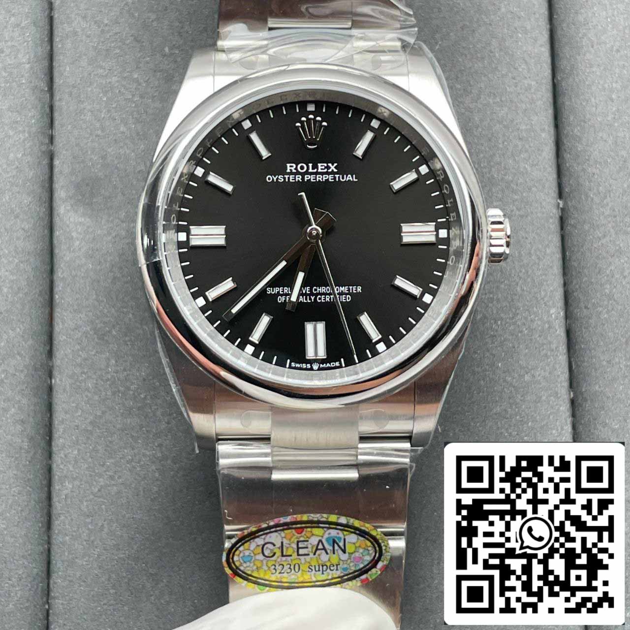 Rolex Oyster Perpetual M126000-0002 36MM 1:1 Meilleure édition Clean Factory Cadran noir