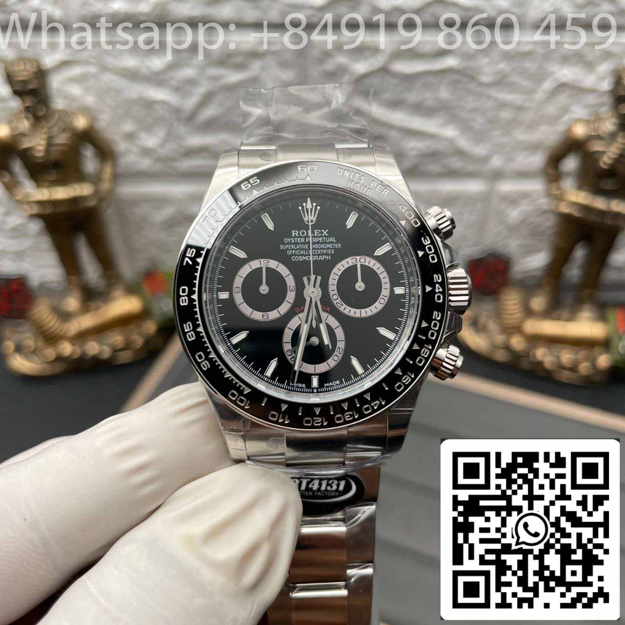 Rolex Cosmograph Daytona M126500ln-0002 Nouveau mouvement 4131 1:1 Meilleure édition BT Factory