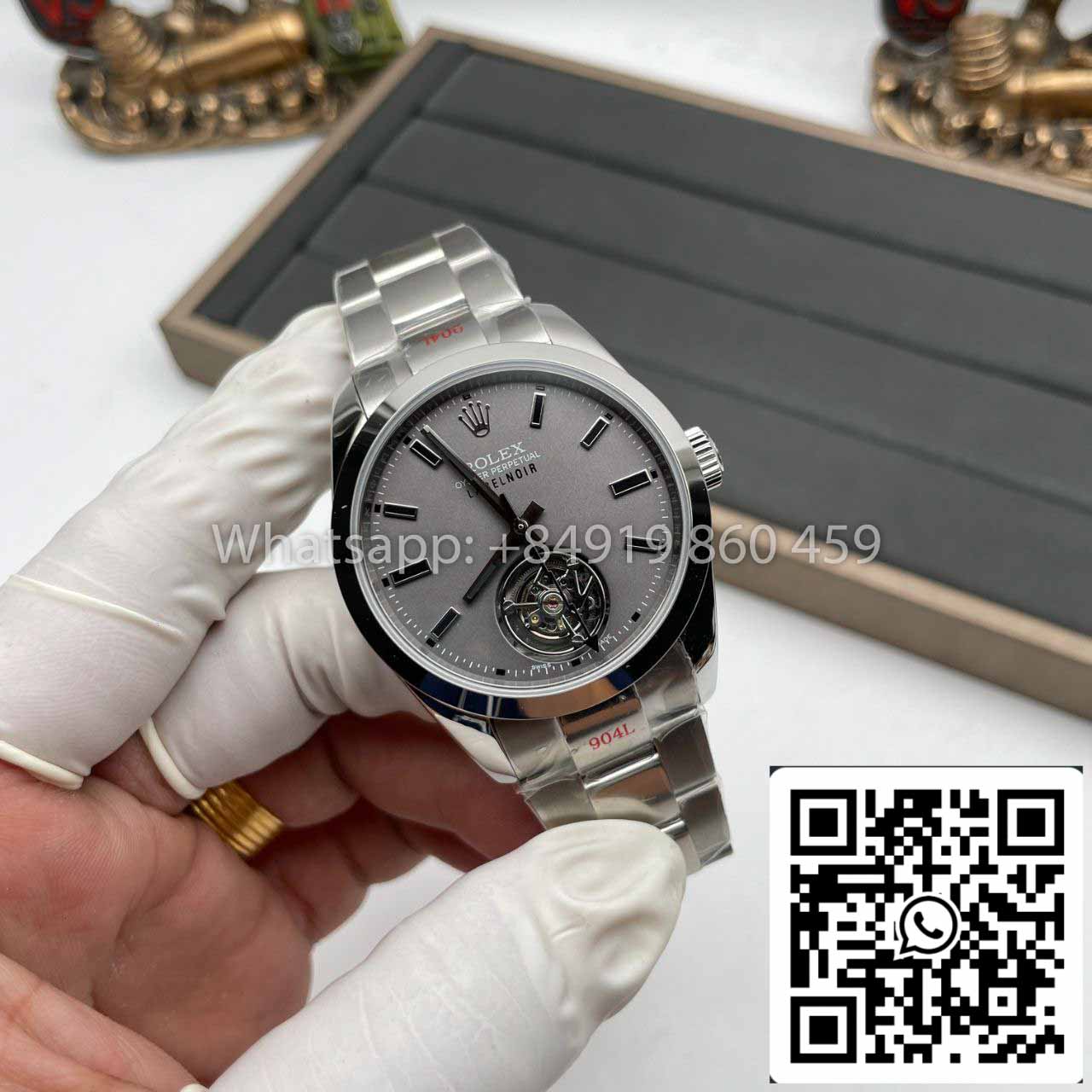 Rolex Milgauss 116400 LNT01HS-001 Tourbillon 1:1 Meilleure édition JB Factory Boîtier en acier inoxydable Suisse ETA3131