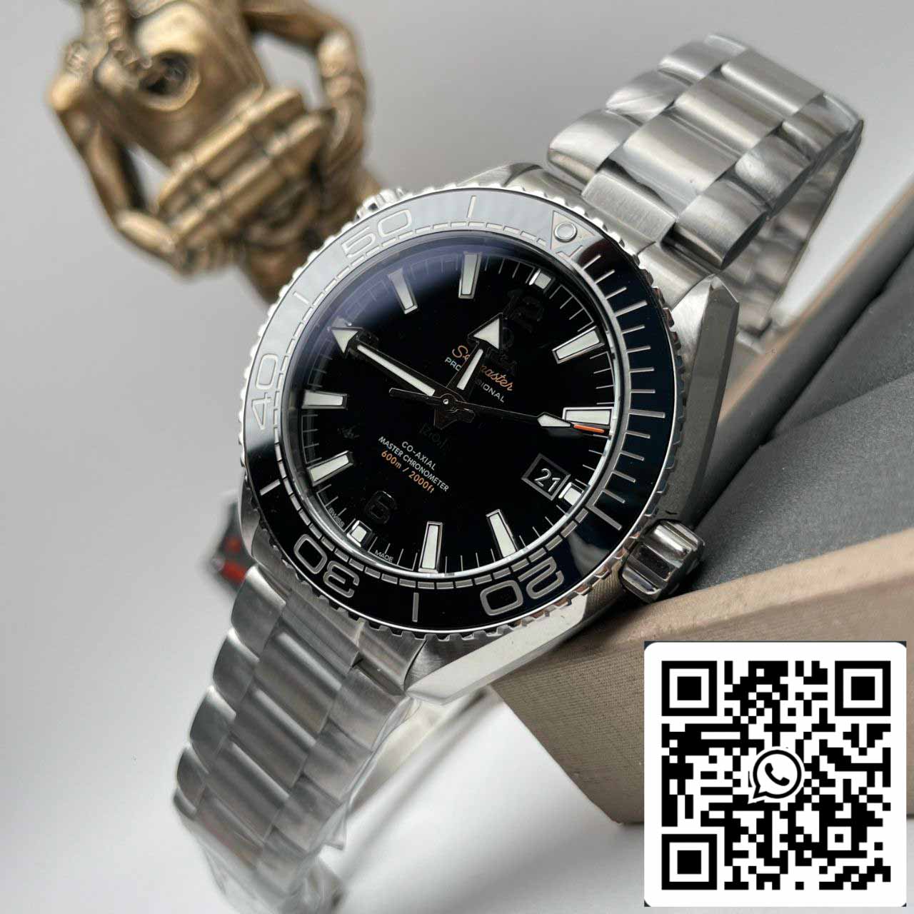 Omega Seamaster 215.30.44.21.01.001 1:1 Best Edition VS Factory Black Ceramic Dial Swiss 8900