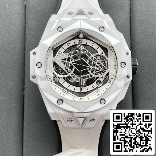 Hublot Big Bang Sang Bleu II 418.HX.2001.RX.MXM21 1:1 Best Edition BBF Factory White Ceramics