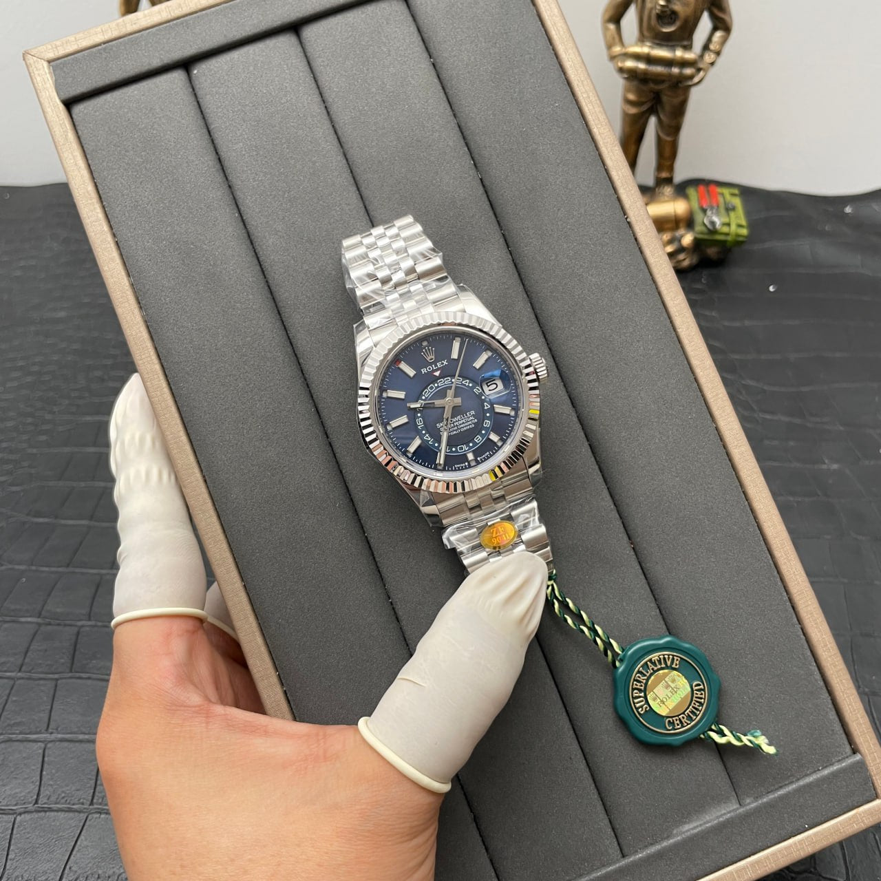 Rolex Sky Dweller M336934-0006 1:1 Meilleure édition ZF Factory Cadran bleu Nouvelle version 2024