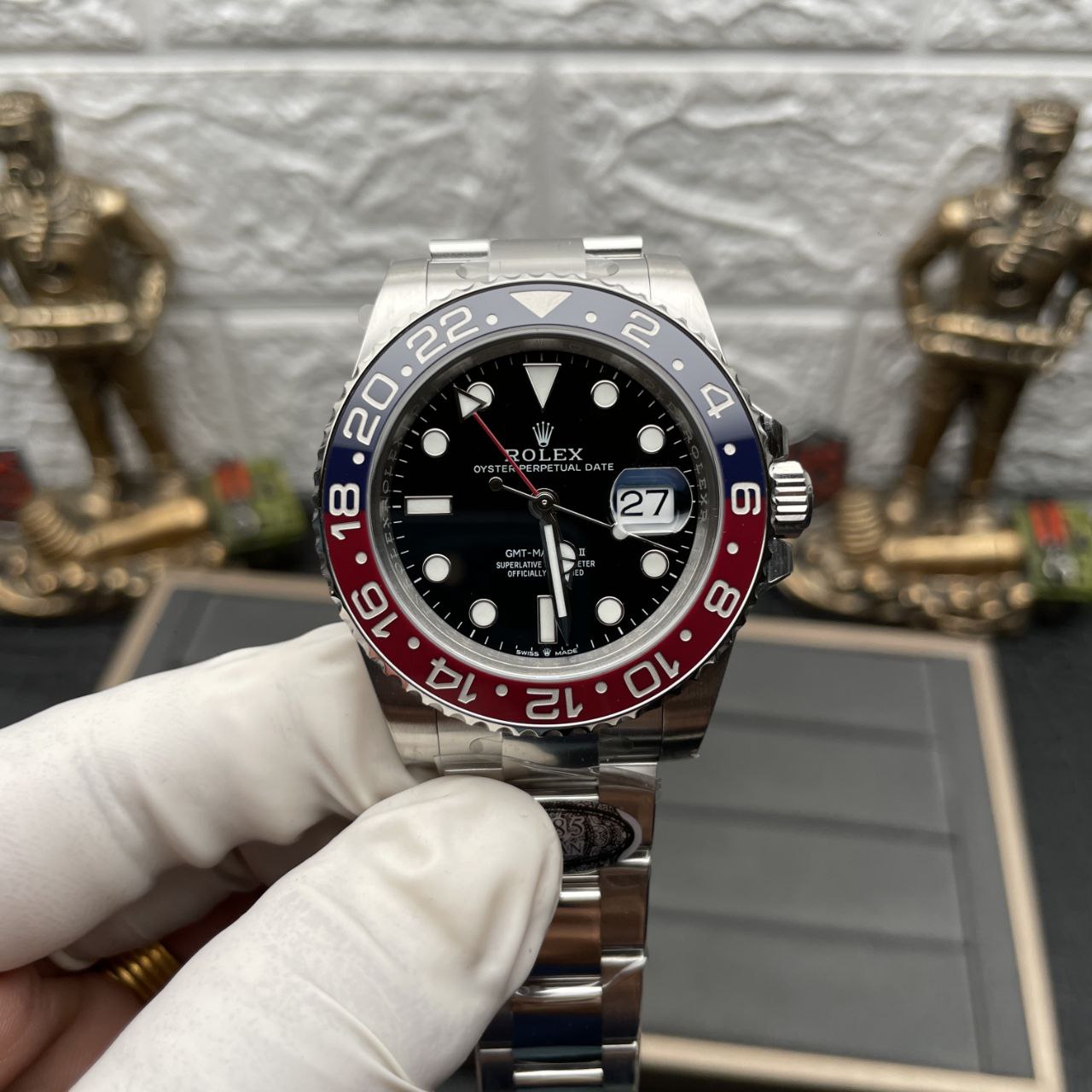 Rolex GMT Master II M126710BLRO-0001 avec bracelet Jubilee, meilleure édition de la Clean Factory V3S, Cercle Cola 2024.