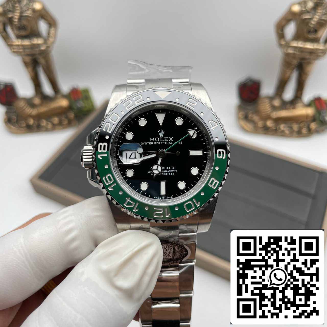 Rolex GMT Master II M126720VTNR-0001 Oyster Strap Clean Factory V3 Lunette en céramique