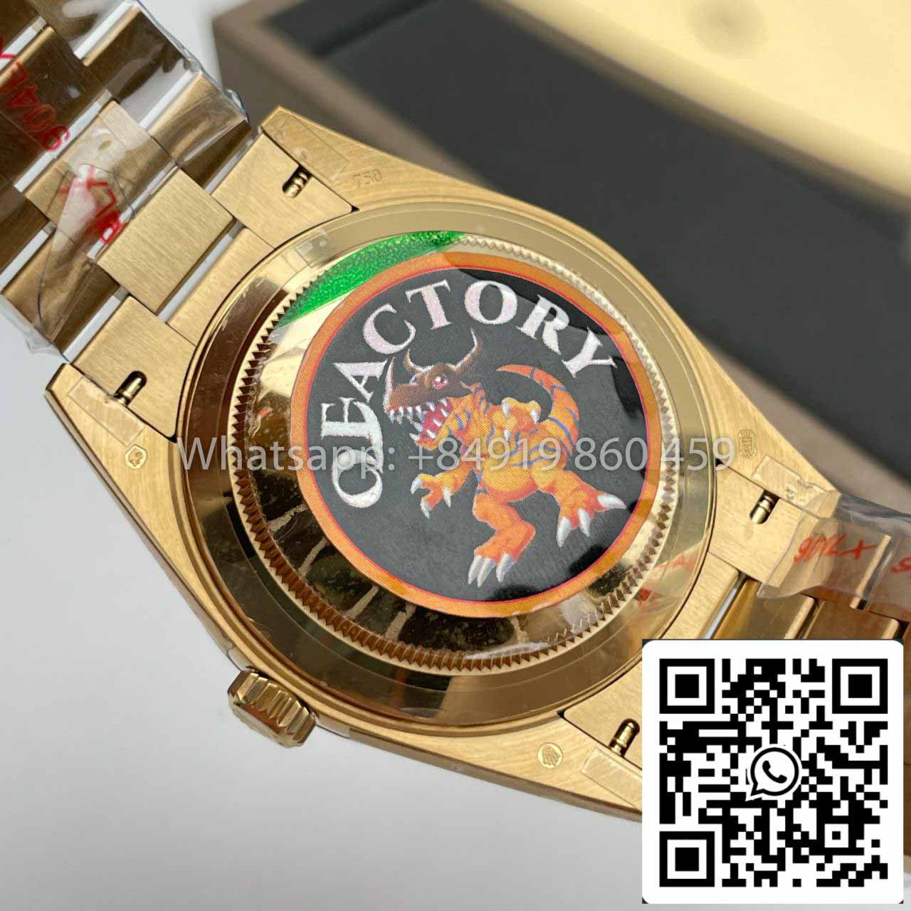 Rolex Day Date 40 Gold 228238-0007 1:1 Meilleure édition QF Factory CounterWeight Version