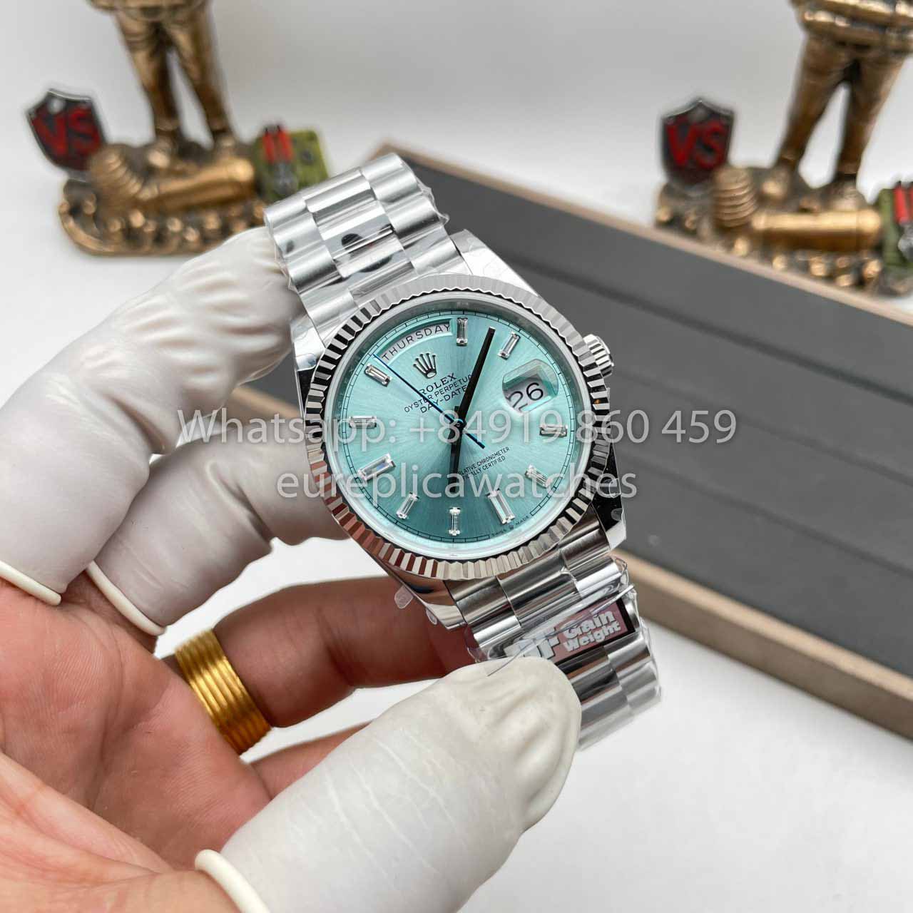 Rolex Day Date M228239 1:1 Best Clone Edition QF Factory Tiffany Blue Dial