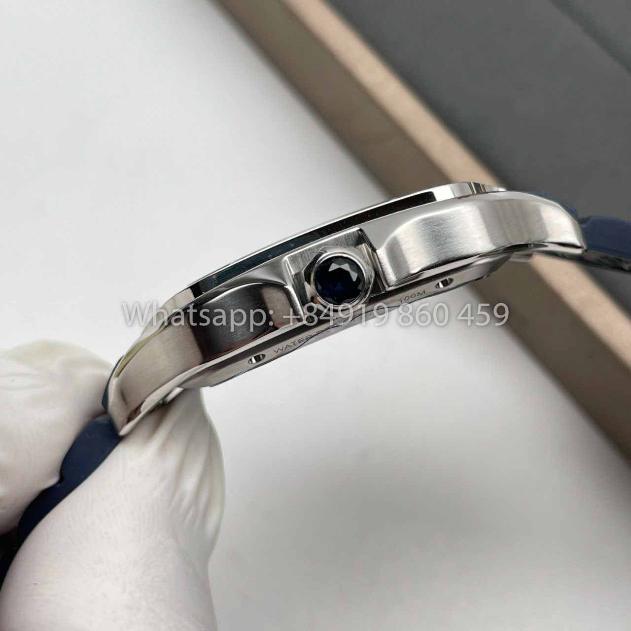 Cartier santos Skeleton 40mm  W2020018  THB Factory 1:1 Best Edition White bezel