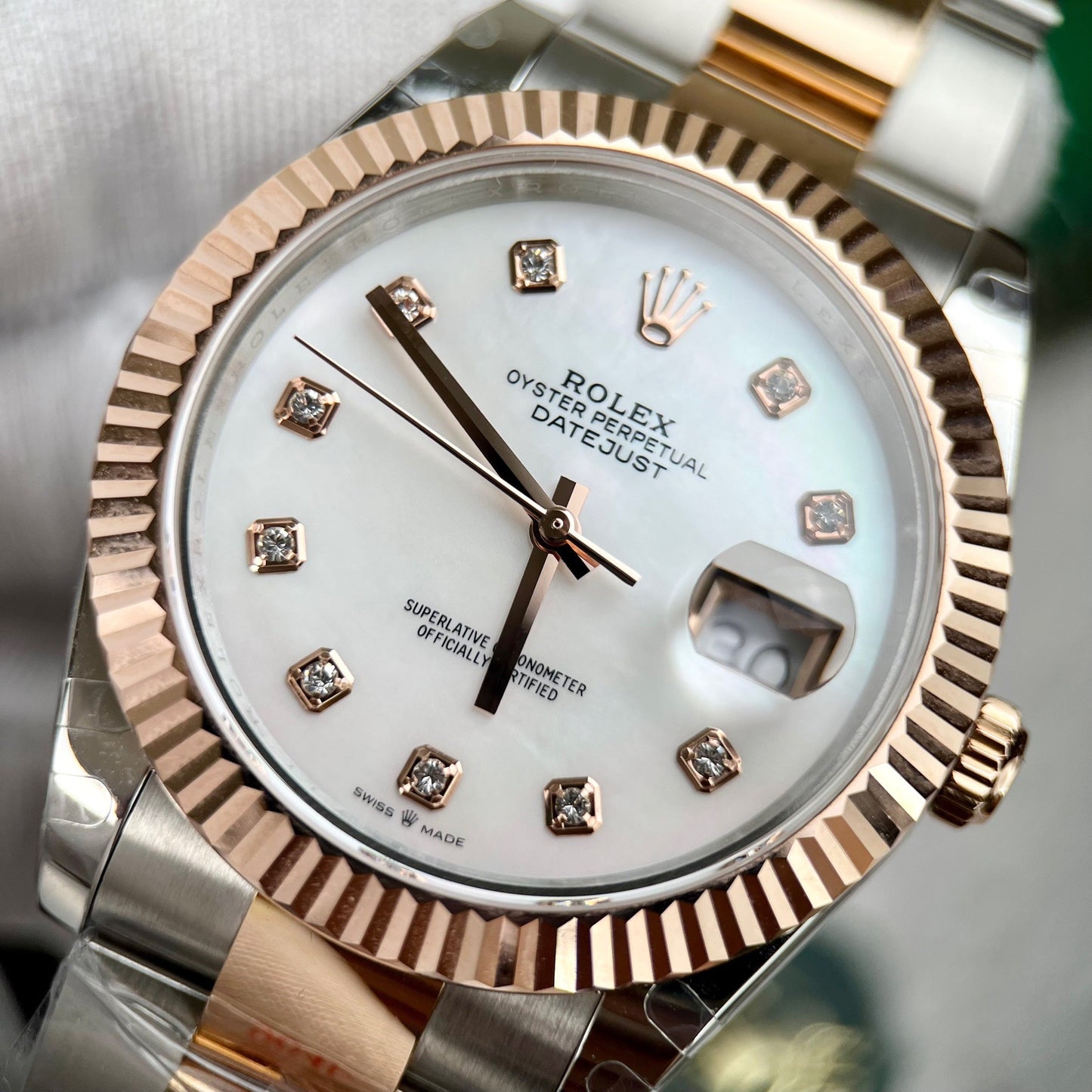 Rolex Datejust 41 126331 or rose plaqué or de GM Factory