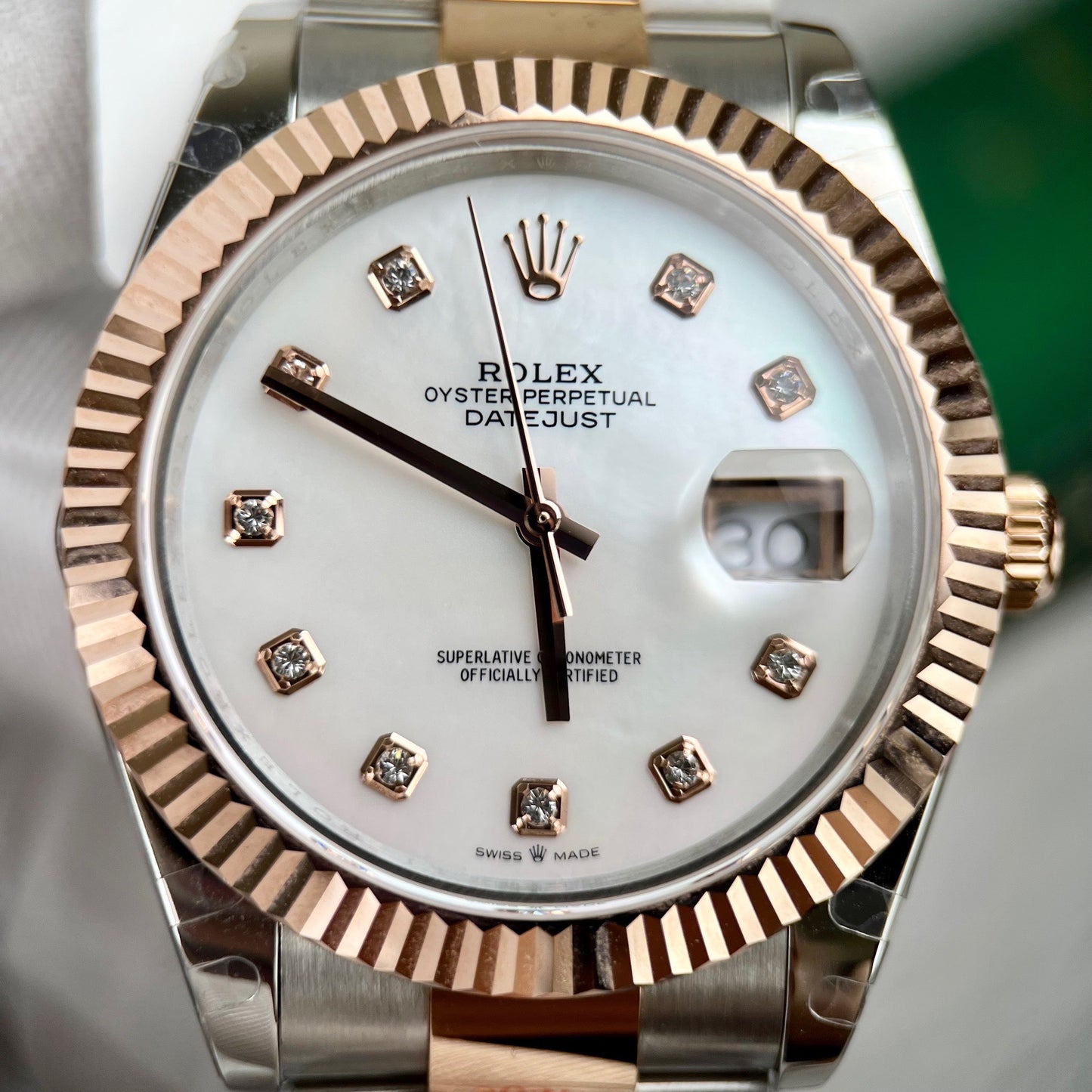 Rolex Datejust 41 126331 or rose plaqué or de GM Factory