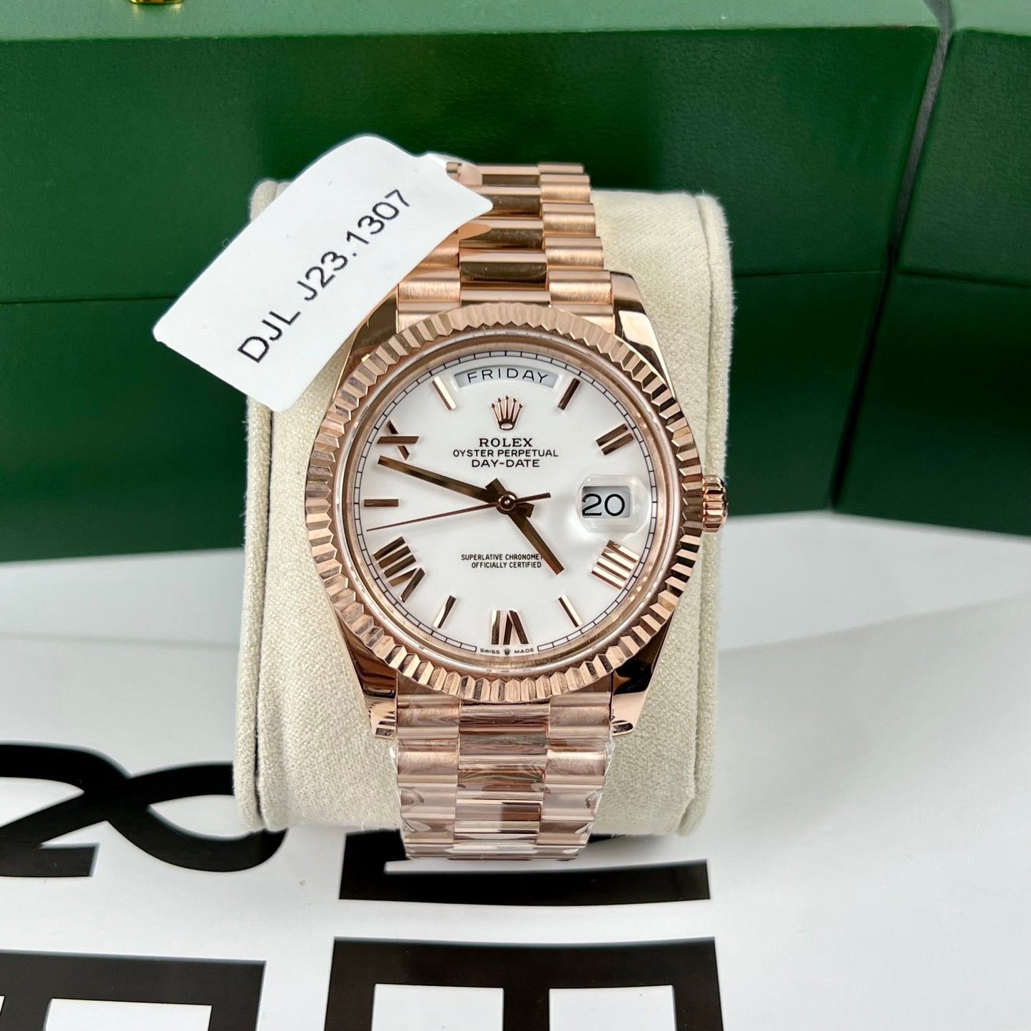 Rolex Day-Date 40 228235-0032 40mm 18k rose gold coated
