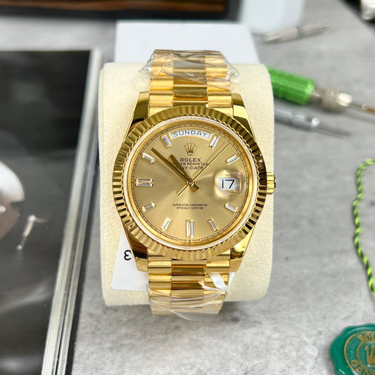 Rolex Day-Date 40 228348rbr-0002 Gold Filled 18 carats avec un poids de 150 grammes