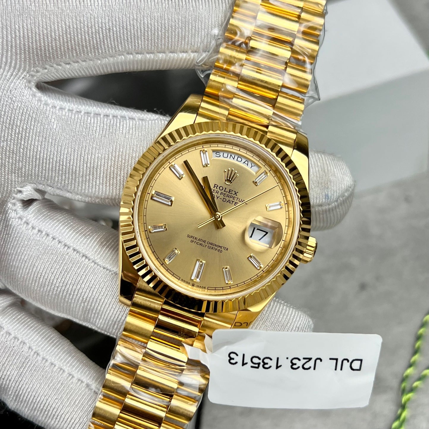 Rolex Day-Date 40 228348rbr-0002 Gold Filled 18 carats avec un poids de 167 grammes