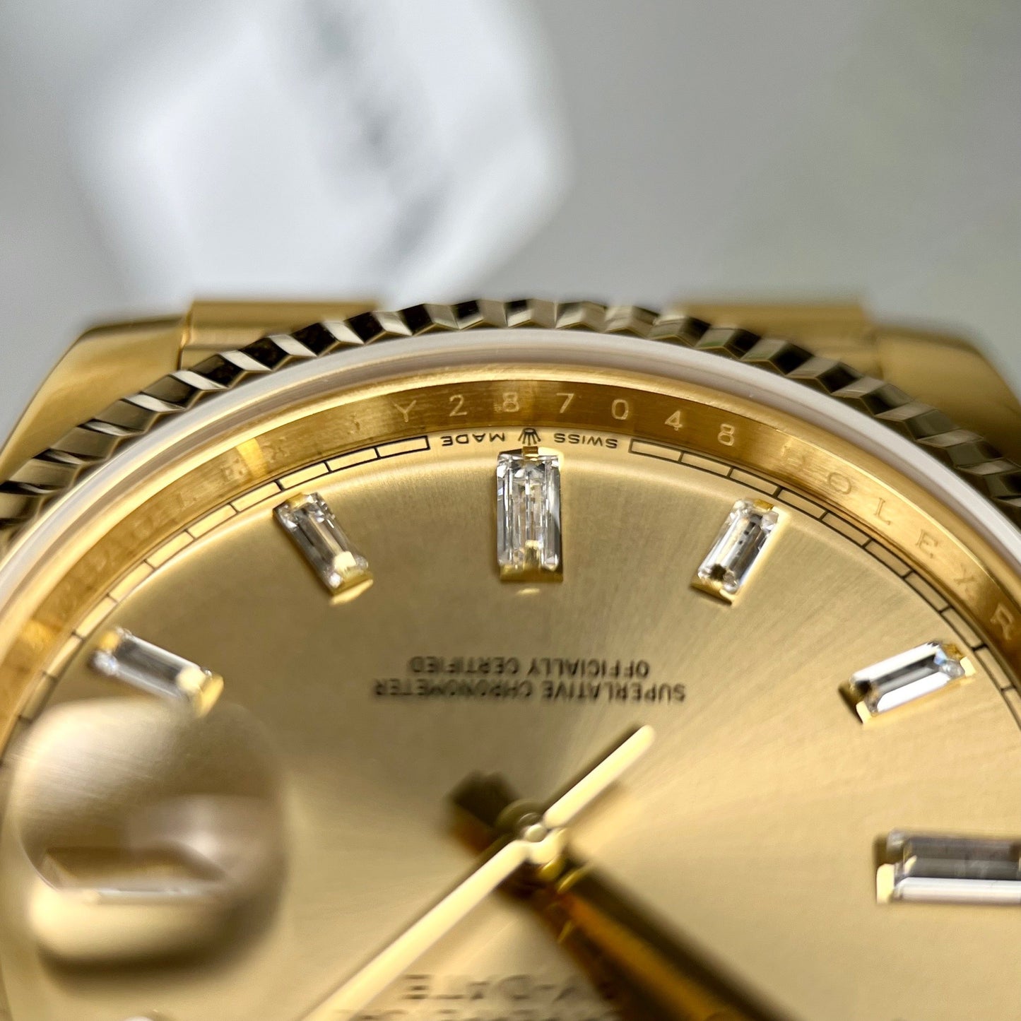 Rolex Day-Date 40 228348rbr-0002 Gold Filled 18 carats avec un poids de 167 grammes