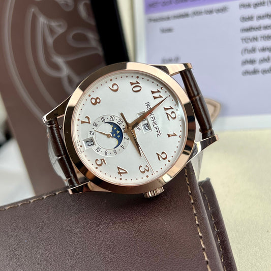 Patek Philippe Komplikationen Jahreskalender 38,5 mm Roségold 5396R-012 Gold 18 Karat