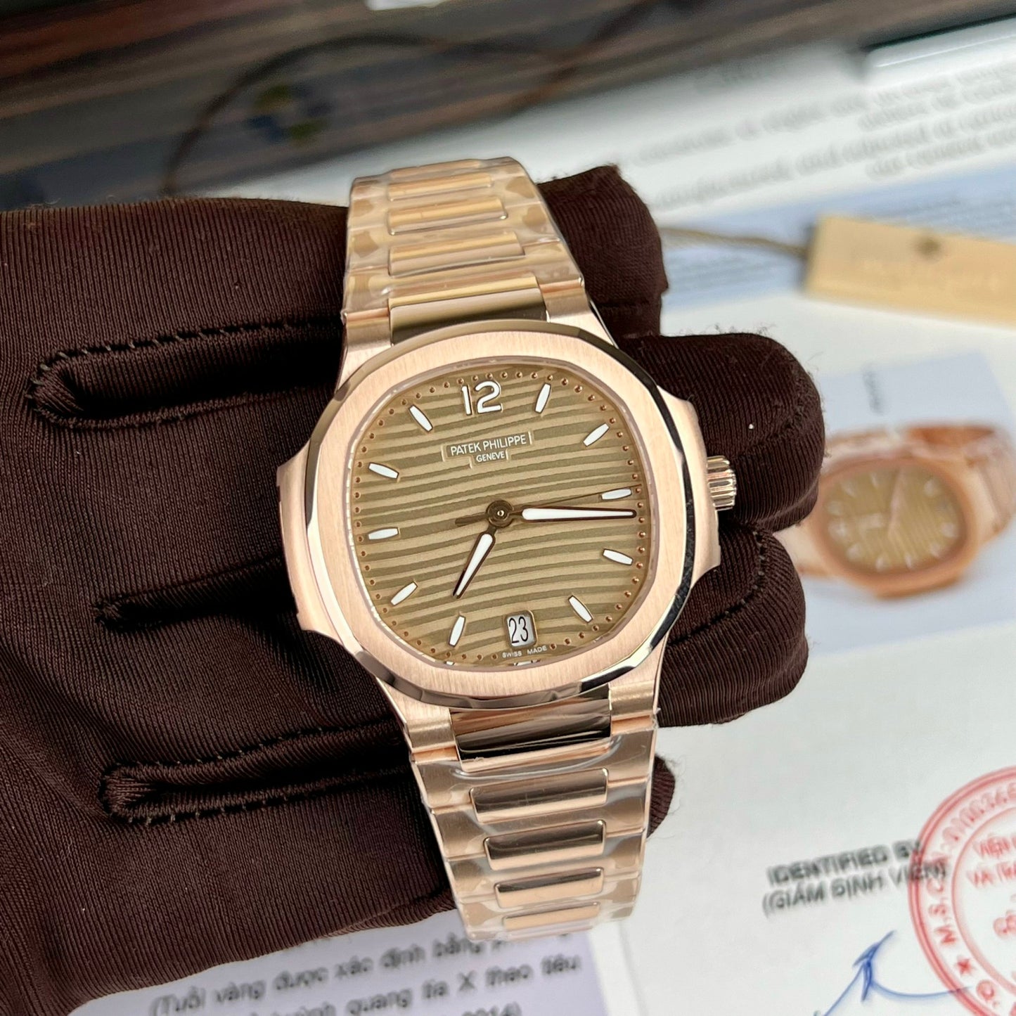 Patek Philippe Nautilus 7118/1R-010 18k gold filled from 3K Factory