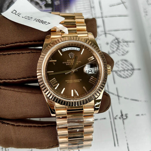 Rolex Day Date President Automatic 228235 18k rose gold filled 150 gram