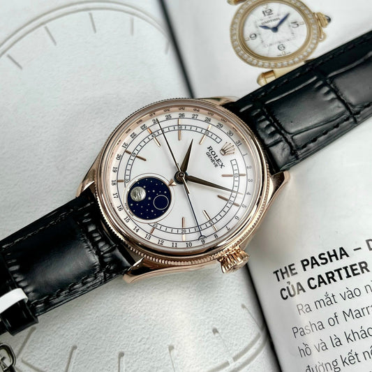 Rolex Cellini Moonphase 50535 Or rose 18 carats rempli KZ Factory