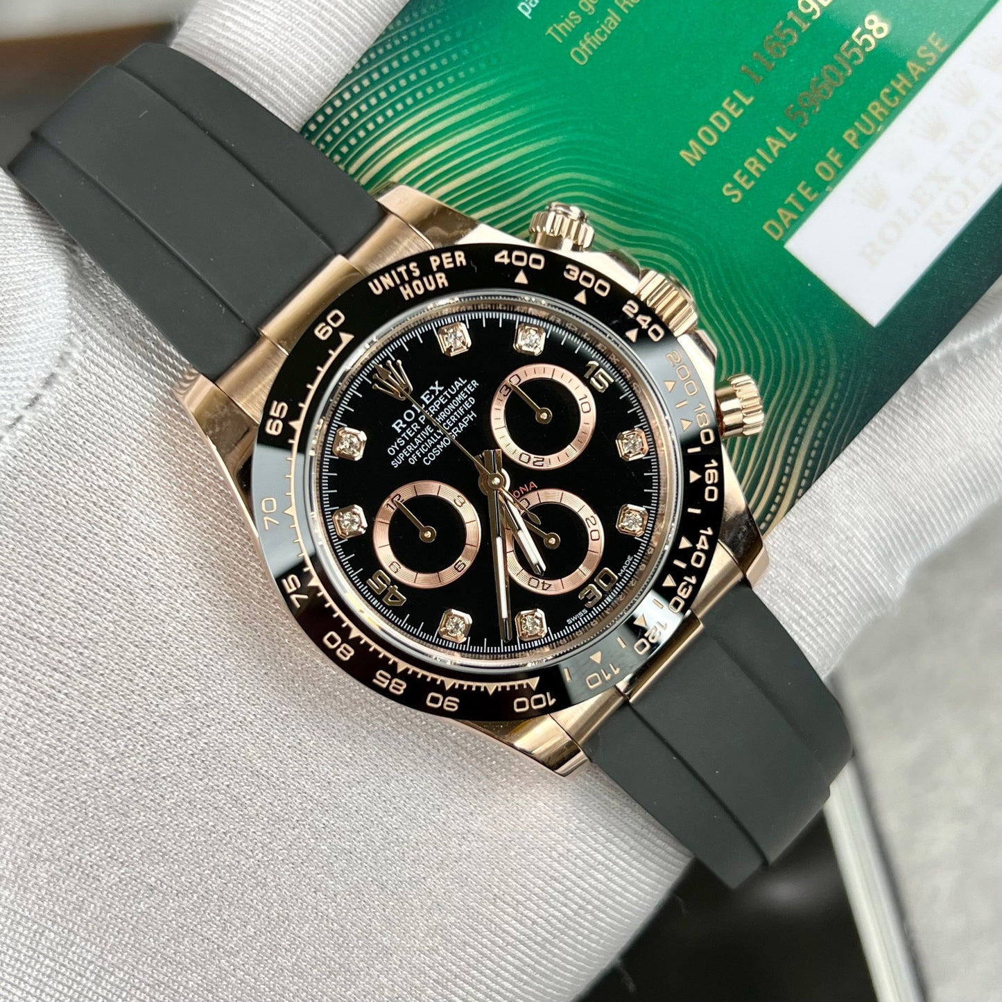 Rolex Cosmograph Daytona M116515ln-0057 custom 18k gold filled from BT Factory