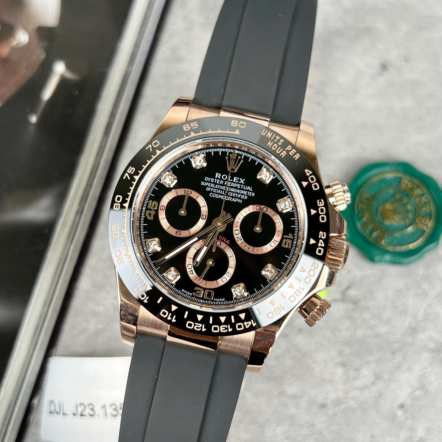 Rolex Cosmograph Daytona M116515ln-0057 custom 18k gold filled from BT Factory