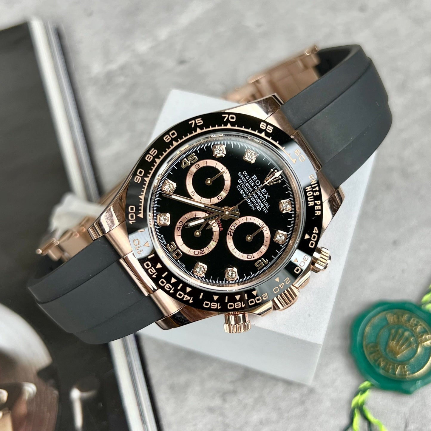 Rolex Cosmograph Daytona M116515ln-0057 custom 18k gold filled from BT Factory