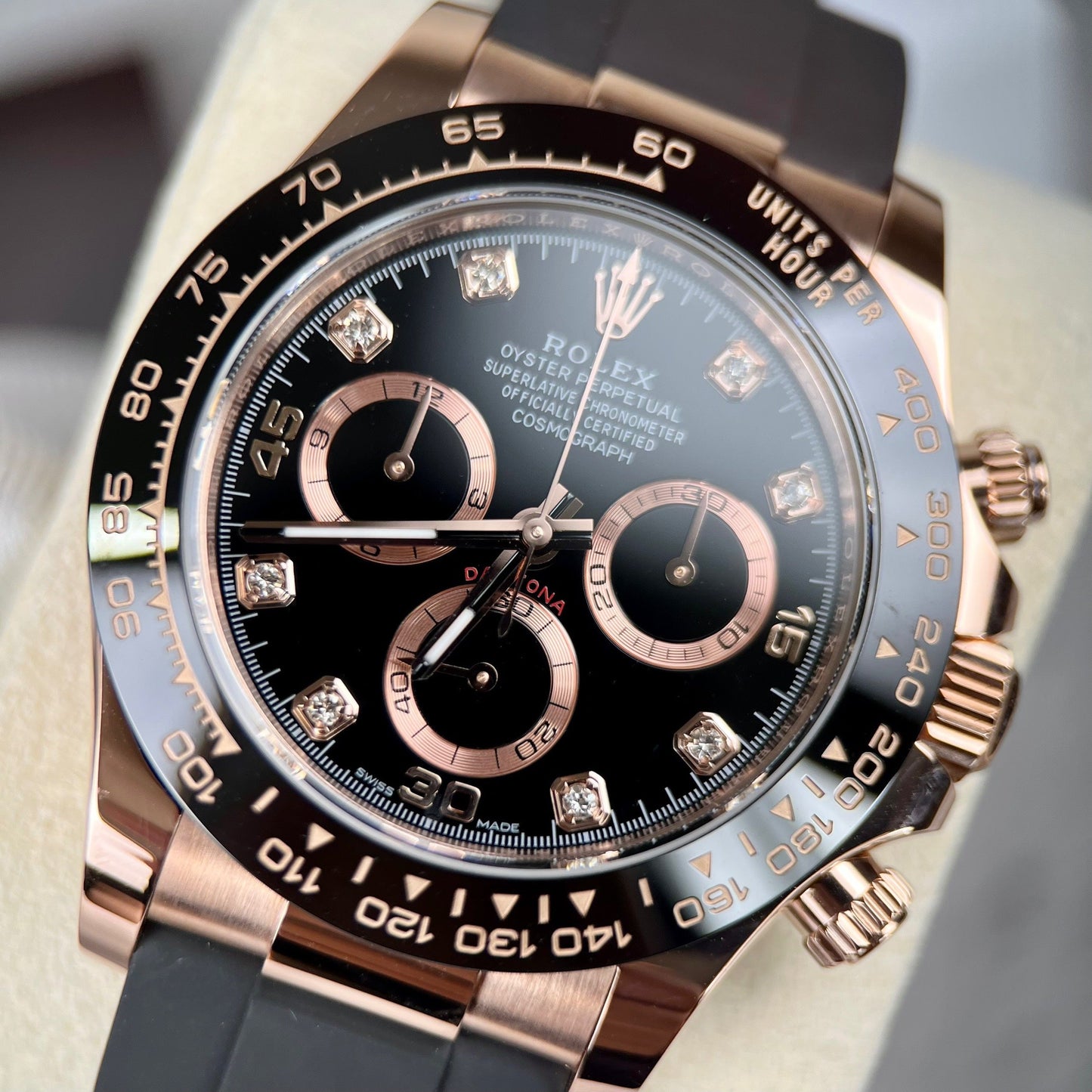 Rolex Cosmograph Daytona M116515ln-0057 custom 18k gold filled from BT Factory