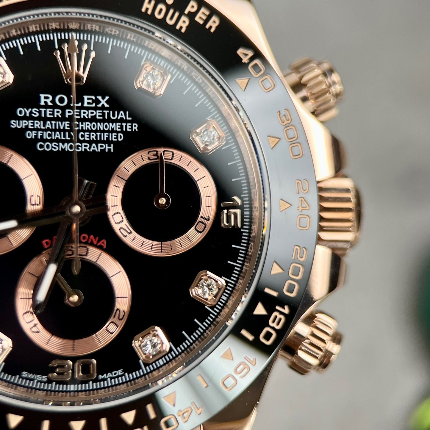 Rolex Cosmograph Daytona M116515ln-0057 custom 18k gold filled from BT Factory