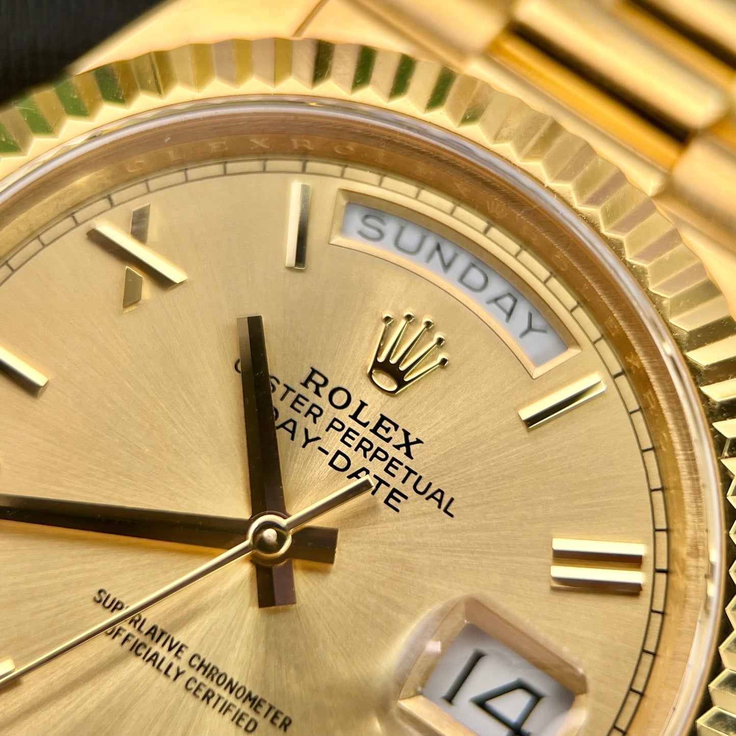 Rolex Day-Date 40 Herrenuhr 228238-0006, beschichtetes 18-Karat-Gelbgold, beste 1:1-Edition