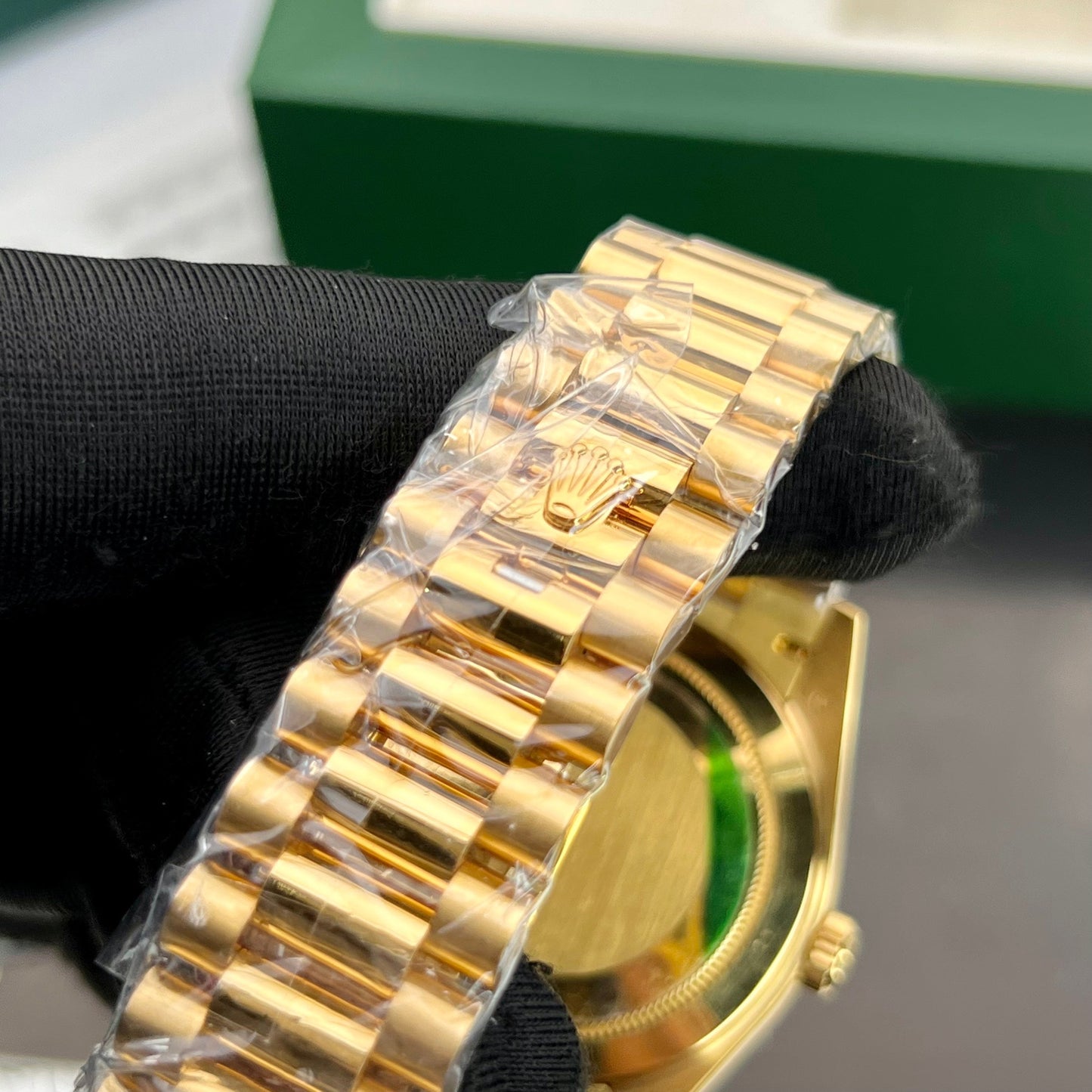 Montre Rolex Day-Date 40 pour homme 228238-0006 avec revêtement en or jaune 18 carats Meilleure édition 1:1