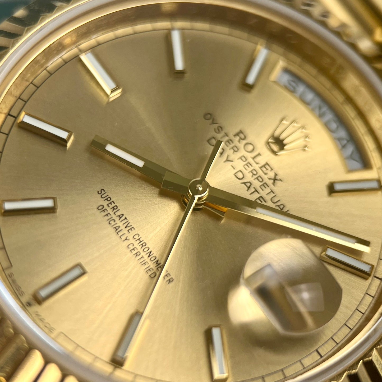 Rolex Day-Date 40 mm 228238-0003 revêtu d'or jaune 18 carats Meilleure édition 1:1 130 grammes