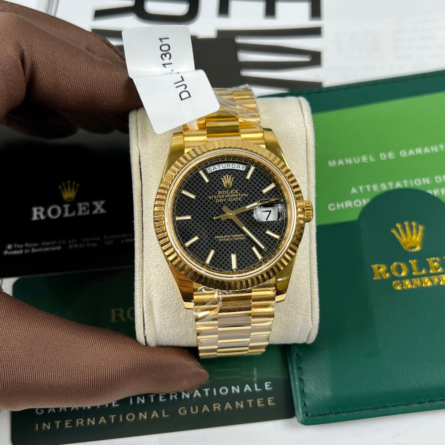 Rolex Day-Date 40 Gold  228238-0007 Best 1:1 Edition coated 18k Yellow Gold 130 gram