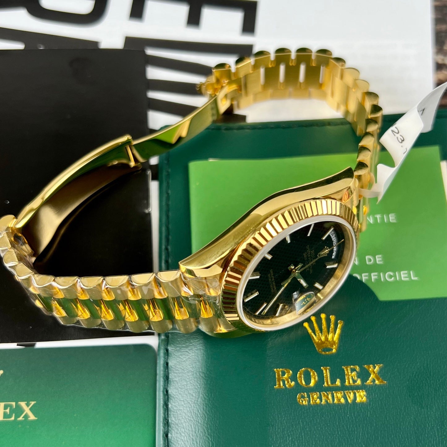 Rolex Day-Date 40 Gold 228238-0007 Meilleure édition 1:1 revêtue d'or jaune 18 carats 130 grammes