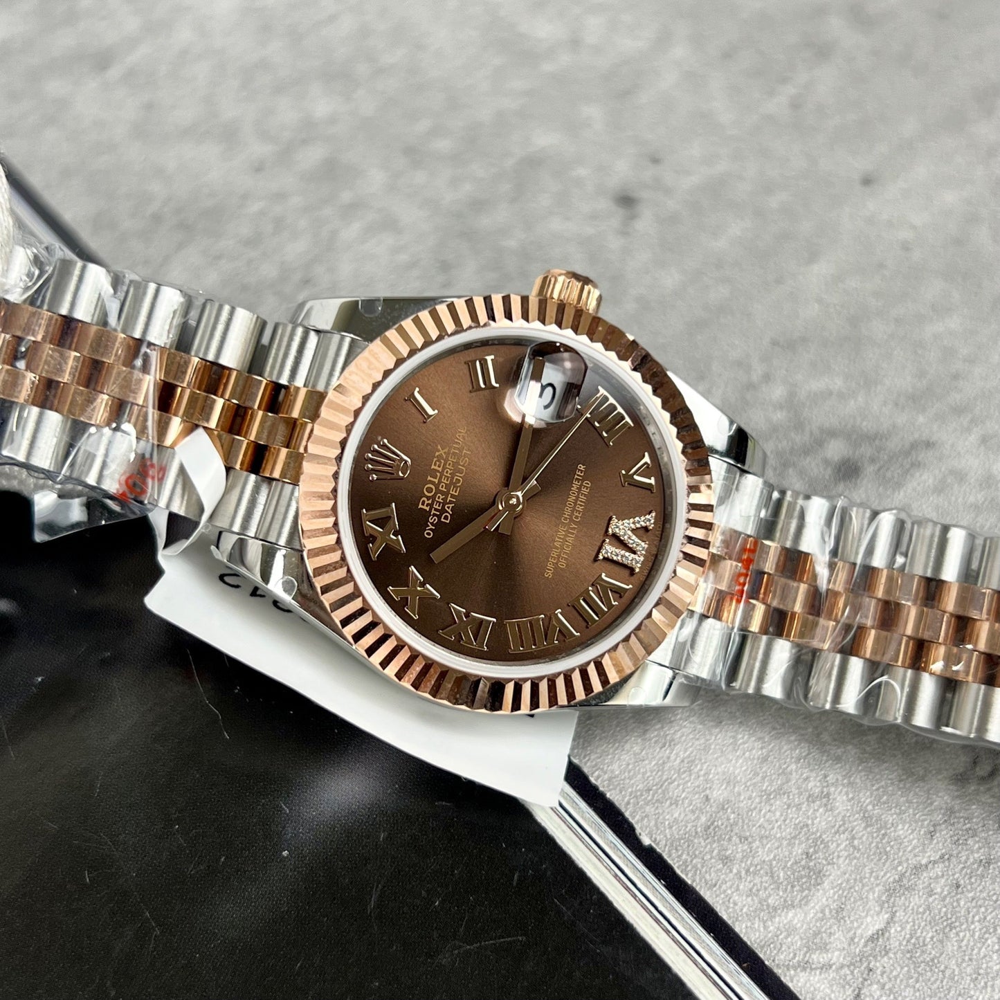 Rolex Datejust 31 Montre à cadran chocolat 178271 meilleure édition 1:1 en or rose recouvert de 18 carats GM