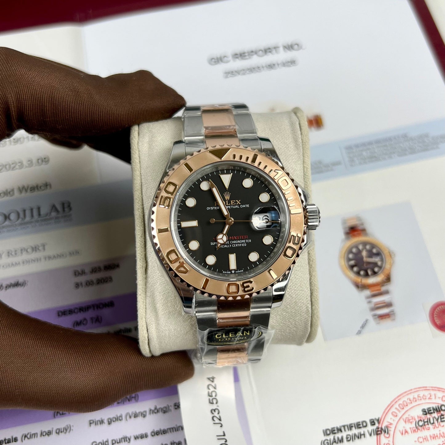 Rolex Yacht-Master 40 beschichtete 18-Karat-Everose-Gold-Oystersteel-Herrenuhr 116621-0002, beste 1:1-Edition