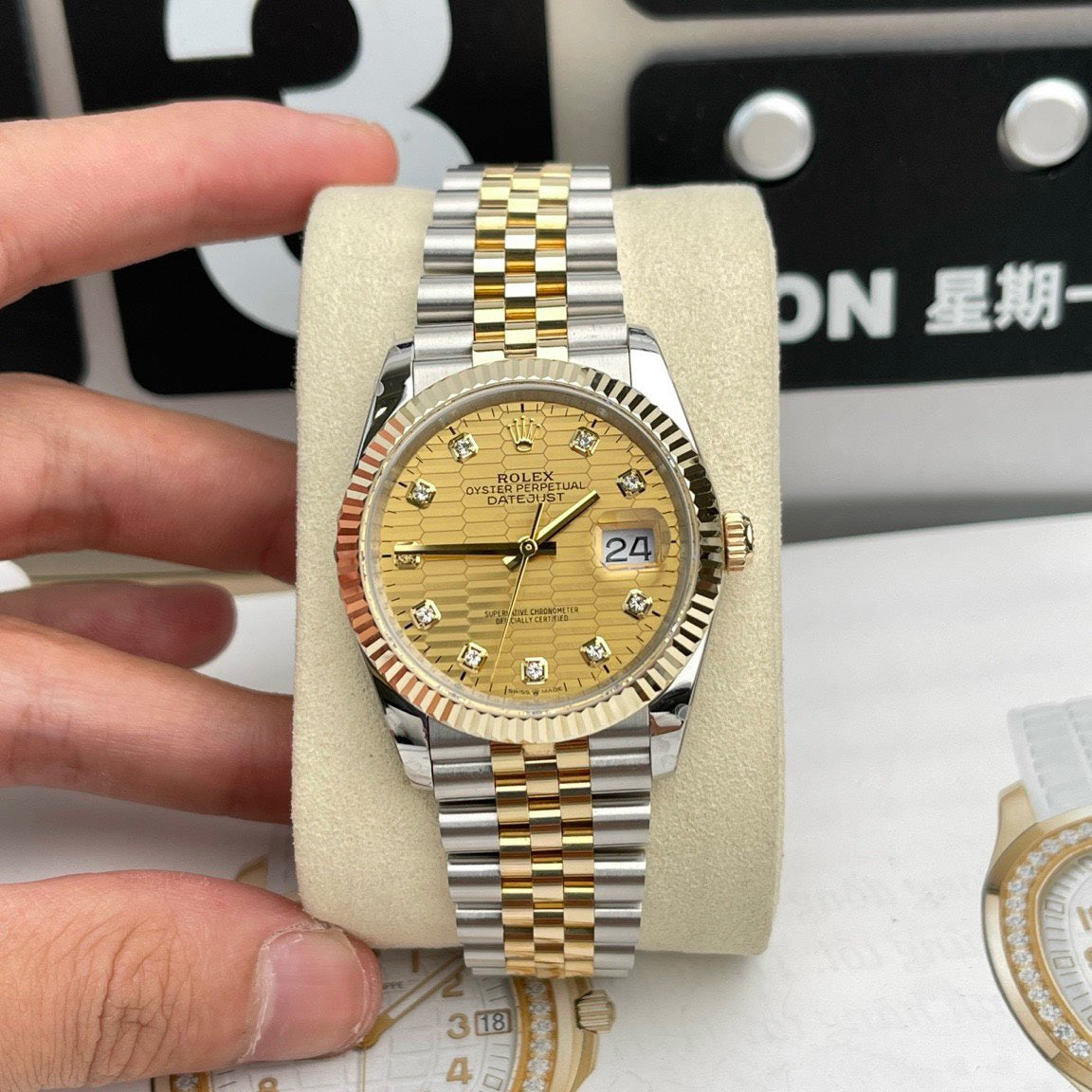 Rolex Datejust 36 126233 GM Factory 1:1 Best Edition 18K Gold Filled 36mm