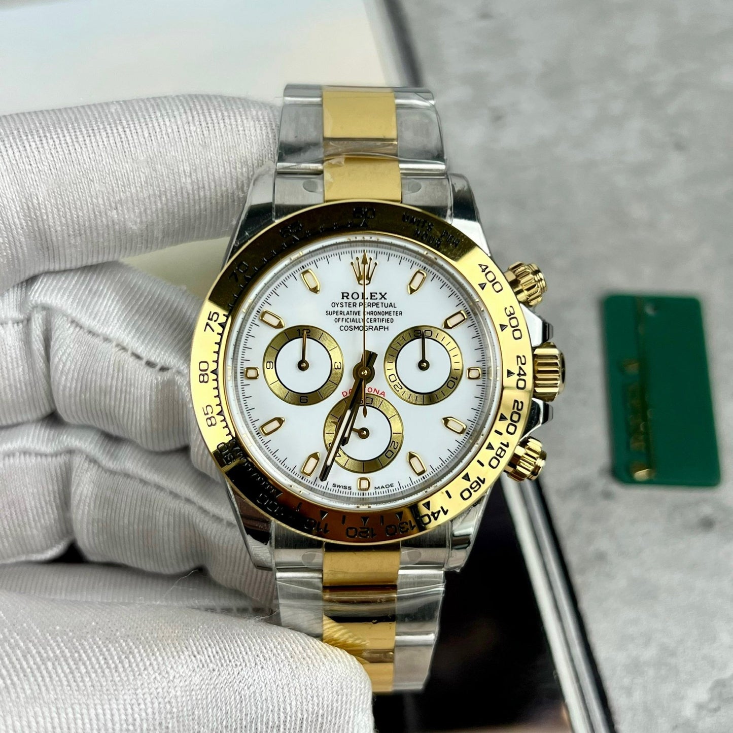 Rolex Cosmograph Daytona M116503-0001 1:1 Best Edition BT Factory, weißes Zifferblatt