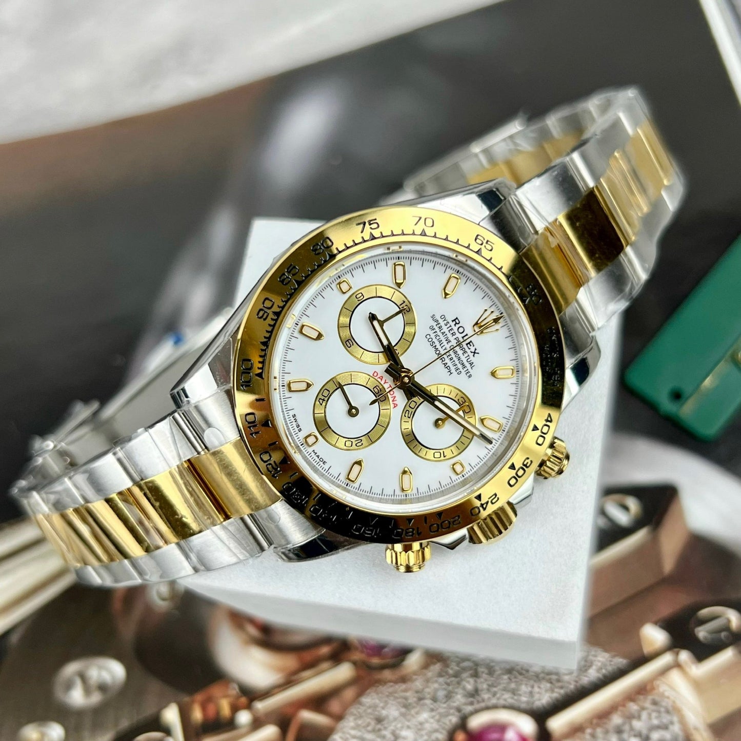 Rolex Cosmograph Daytona M116503-0001 1:1 Best Edition BT Factory, weißes Zifferblatt