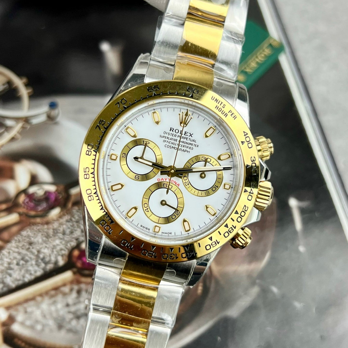 Rolex Cosmograph Daytona M116503-0001 1:1 Best Edition BT Factory, weißes Zifferblatt