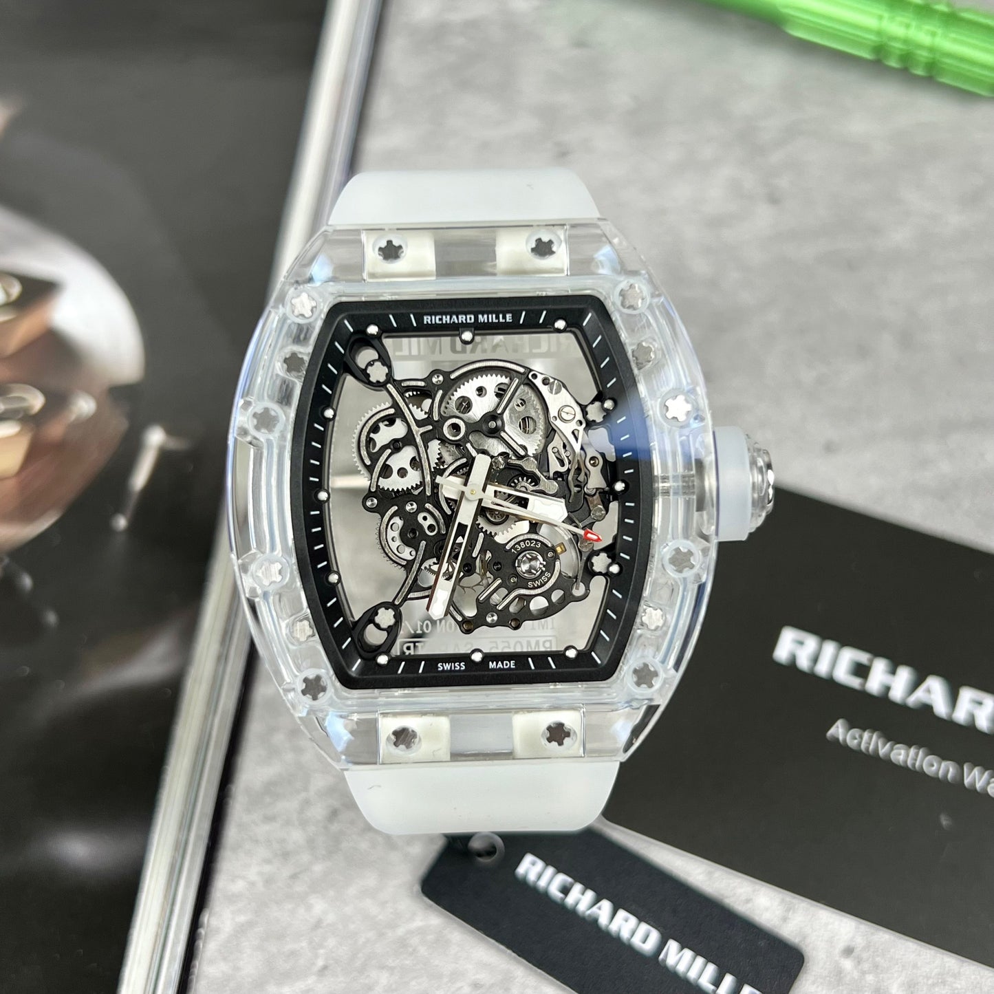 Richard Mille RM055 1:1 Best Edition RM Factory Saphire case