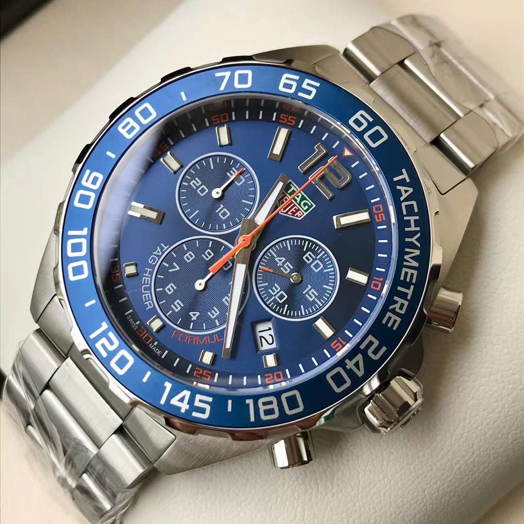 Tag Heuer Formula 1 Chronograph Blue Dial Men Watch CAZ1014.BA0842