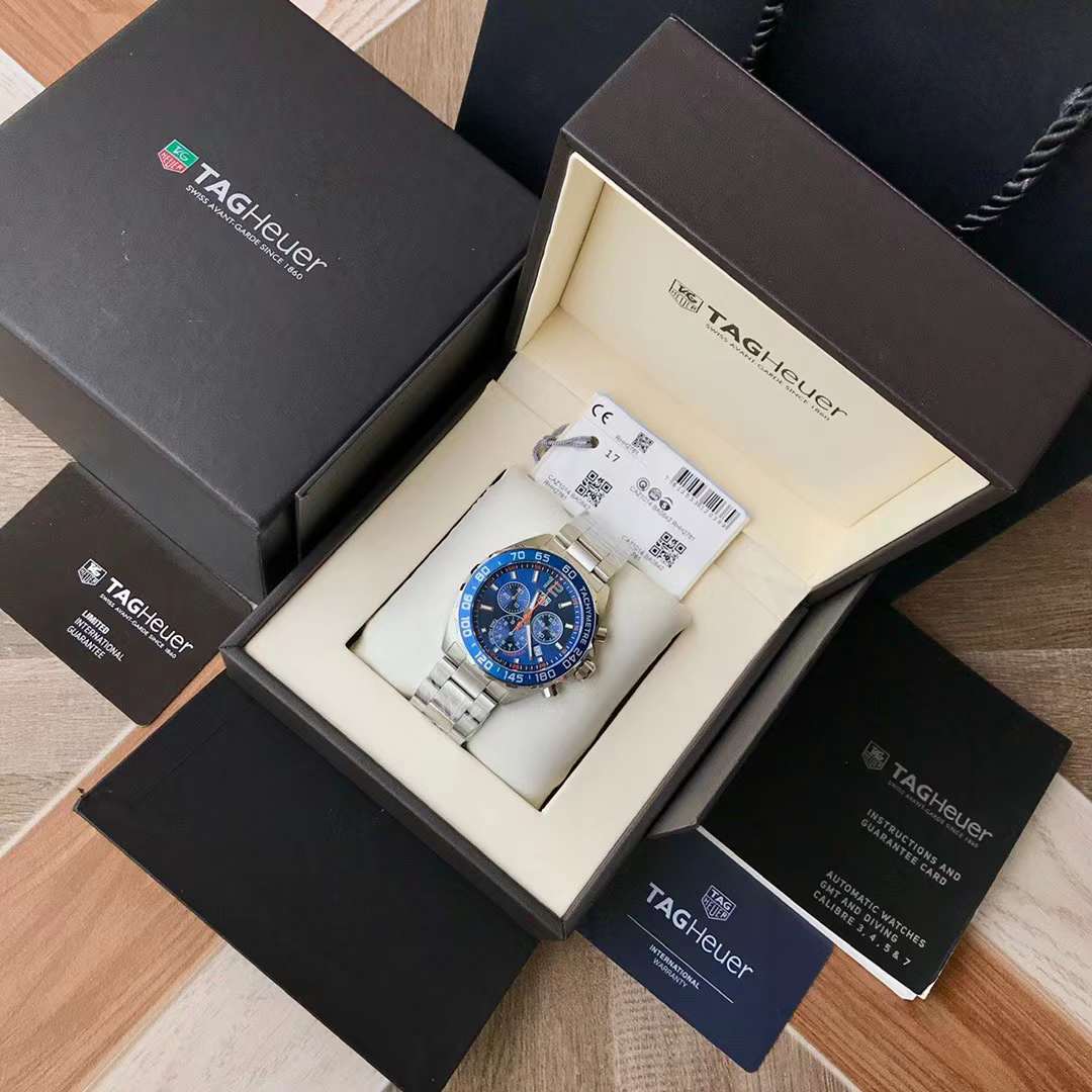 Tag Heuer Formula 1 Chronograph Blue Dial Men Watch CAZ1014.BA0842 Swiss Original Movement