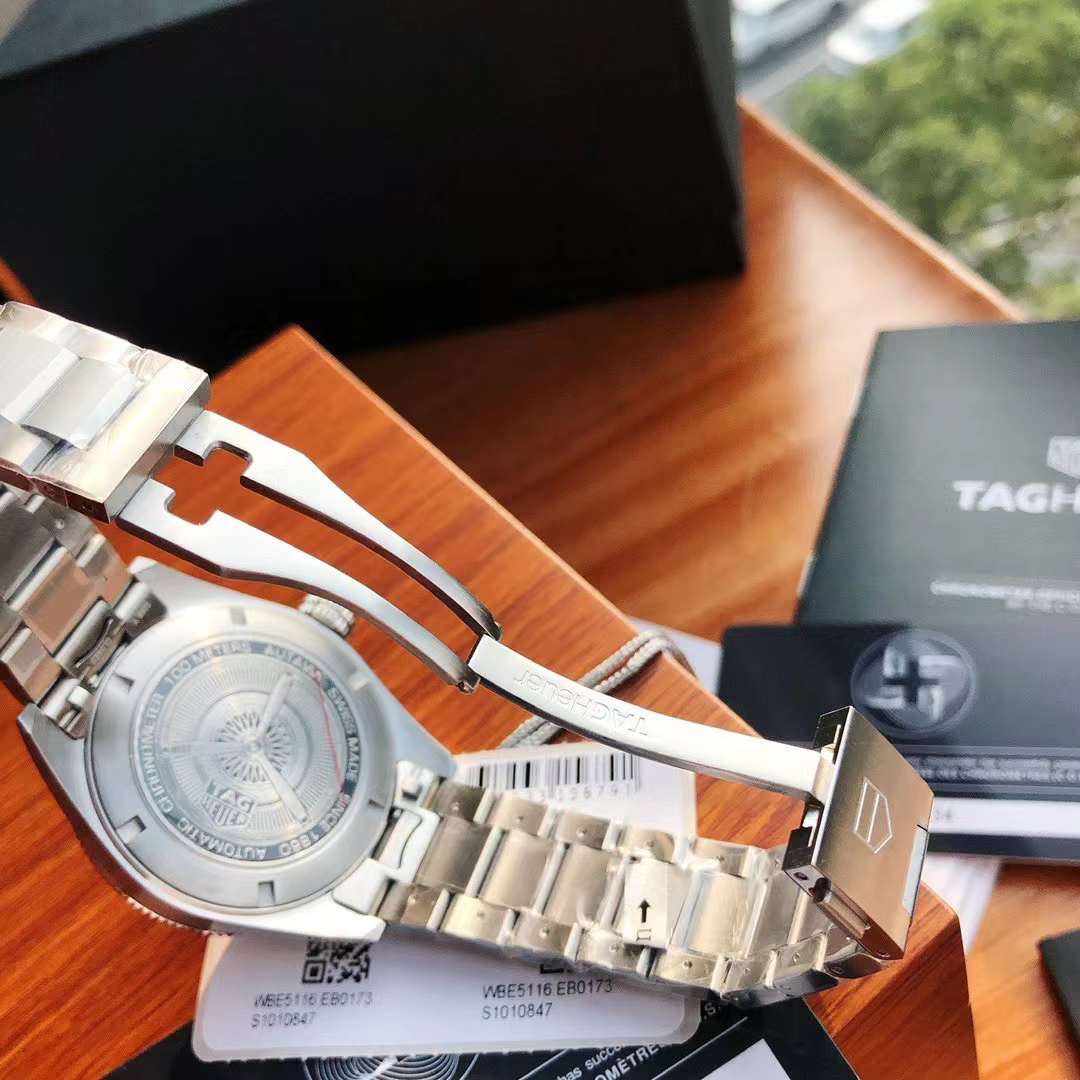 태그호이어 Autavia WBE5116.EB0173 Calibre 5 블루 다이얼 스위스 오리지널 무브먼트