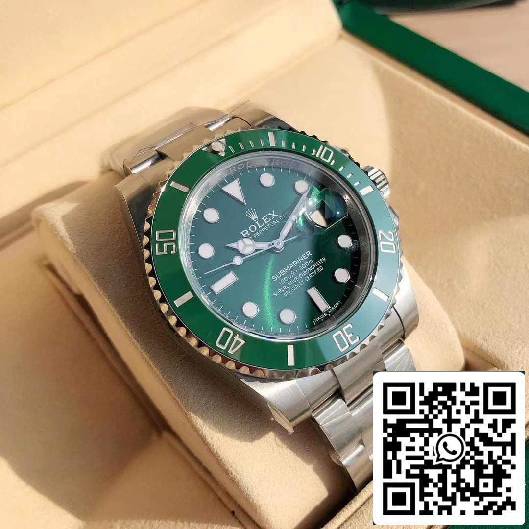 Rolex Submariner Green Host M116610LV Mouvement d'origine suisse