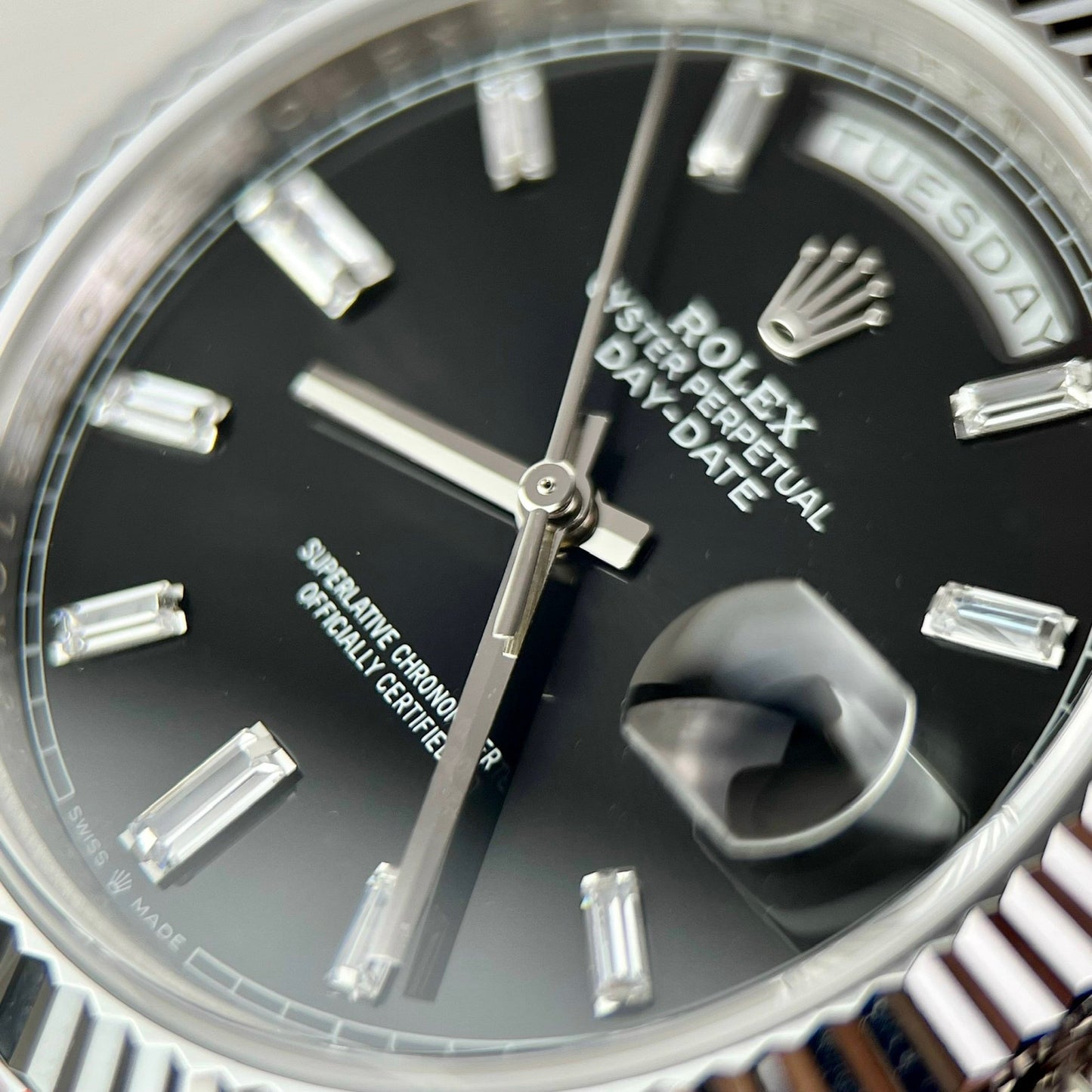 Rolex Day Date M228239 1:1 Meilleure édition GM Factory V2 Cadran noir