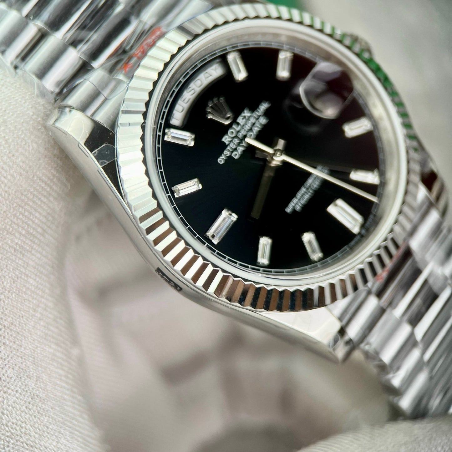 Rolex Day Date M228239 1:1 Meilleure édition GM Factory V2 Cadran noir