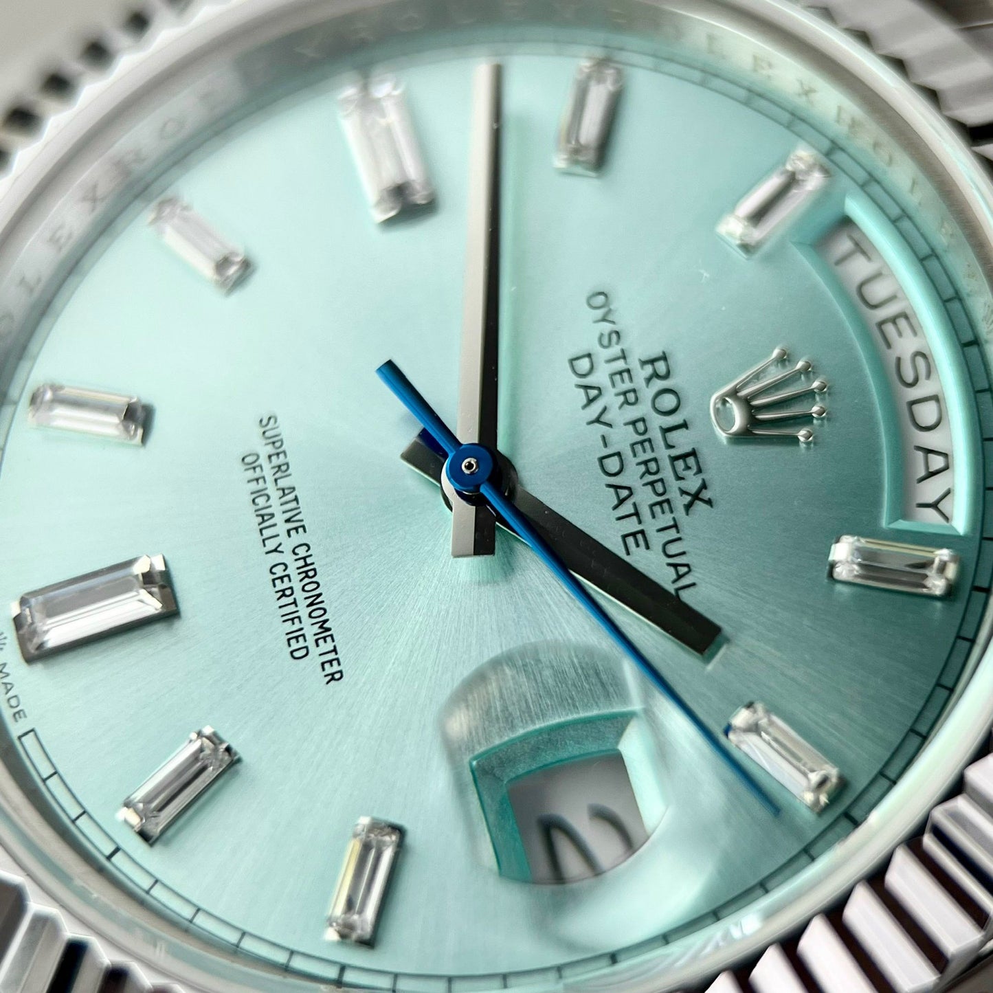 Rolex Day Date M228239 1:1 Meilleure édition GM Factory V2 Cadran Tiffany bleu